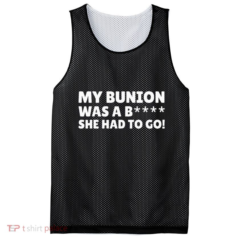 Bunion Surgery Mesh Reversible Basketball Jersey Tank
