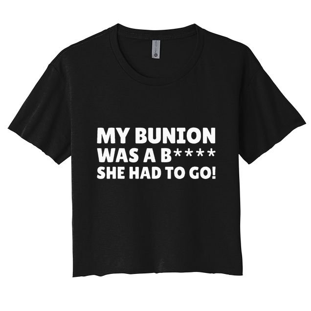 Bunion Surgery Crop Top