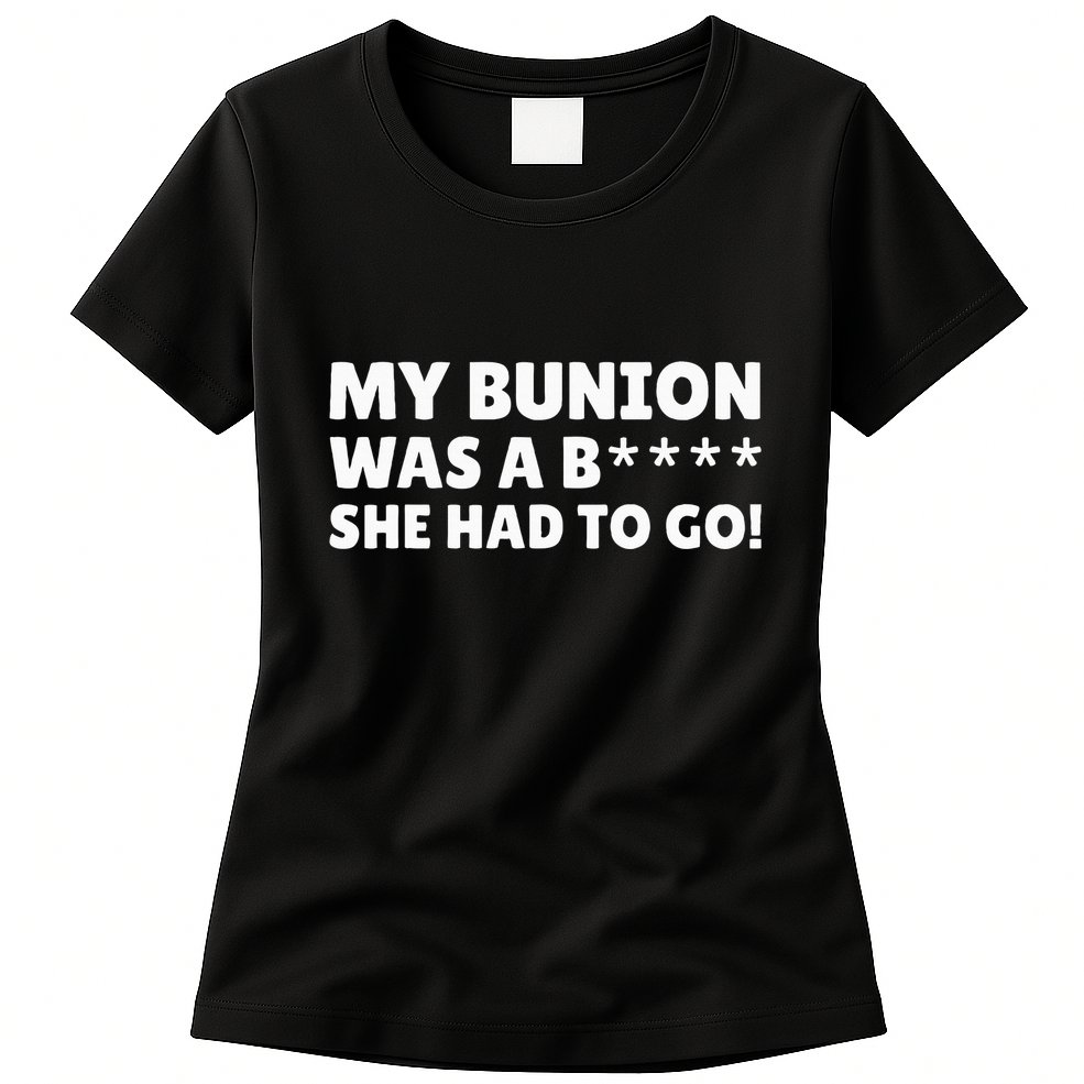 Bunion Surgery Womens T-Shirt