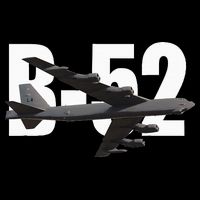 B52 Stratofortress Bomber Plane Aircraft Cooling Performance Crew T-Shirt