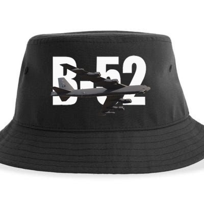 B52 Stratofortress Bomber Plane Aircraft Sustainable Bucket Hat