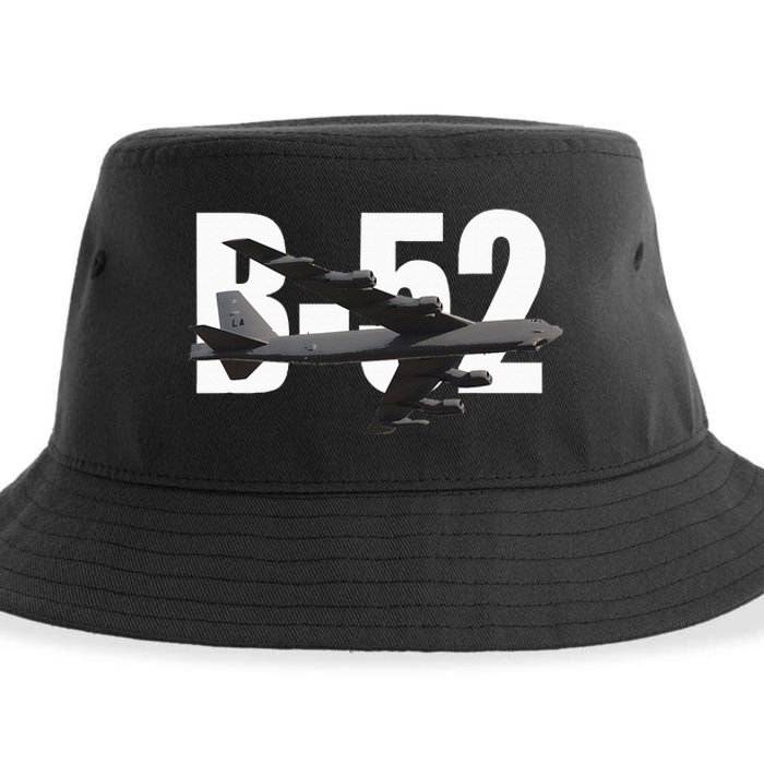 B52 Stratofortress Bomber Plane Aircraft Sustainable Bucket Hat