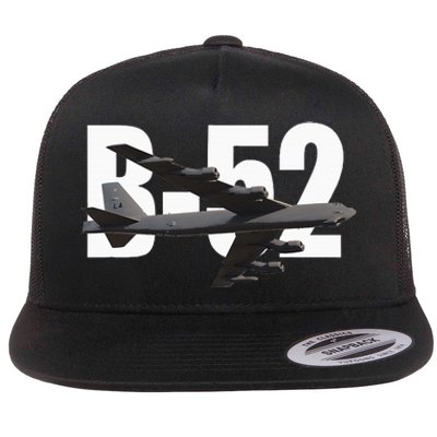 B52 Stratofortress Bomber Plane Aircraft Flat Bill Trucker Hat