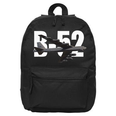 B52 Stratofortress Bomber Plane Aircraft 16 in Basic Backpack