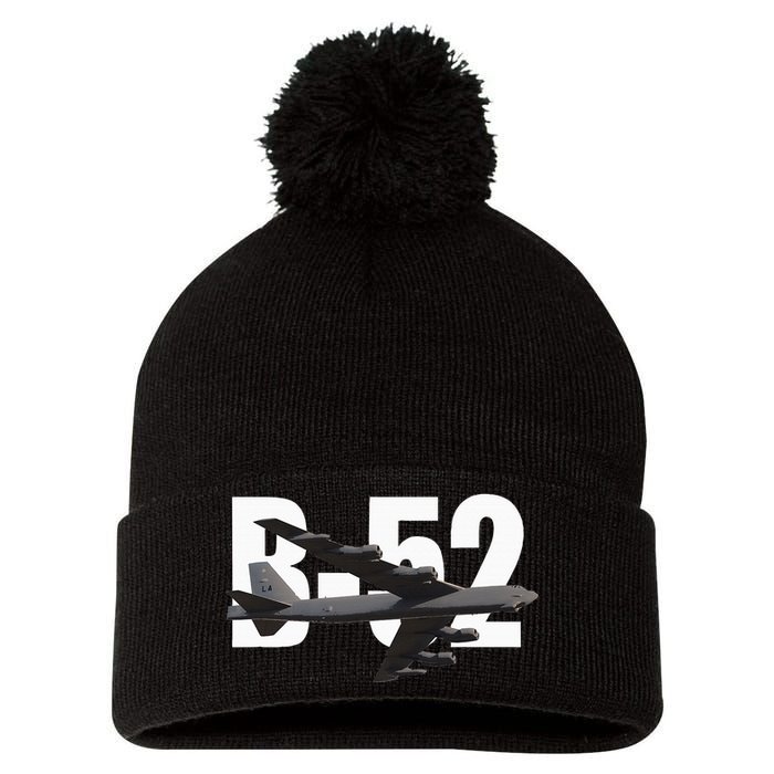 B52 Stratofortress Bomber Plane Aircraft Pom Pom 12in Knit Beanie