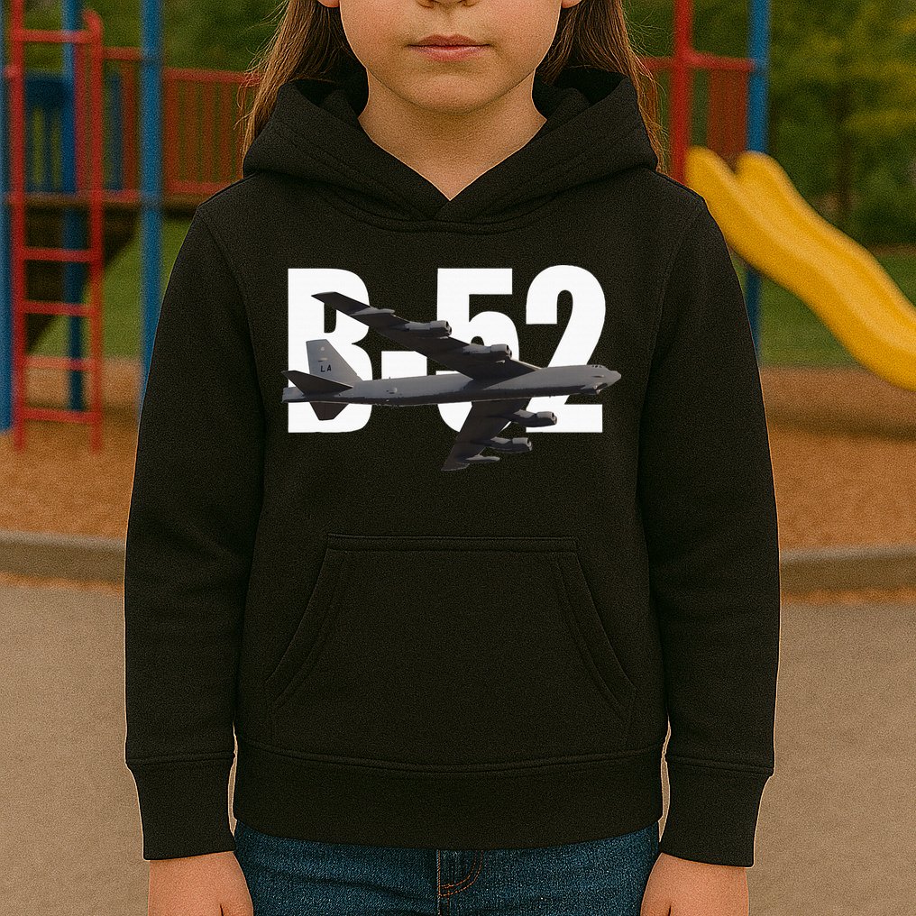B52 Stratofortress Bomber Plane Aircraft Kids Hoodie