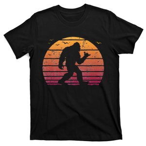 Bigfoot Surfing Beach Vacation T-Shirt