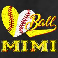 Baseball Softball Ball Heart Mimi Mother's Day 11oz C Handle Ceramic Mug
