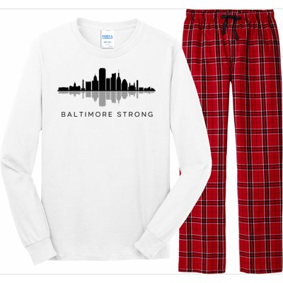 Baltimore Strong Long Sleeve Pajama Set