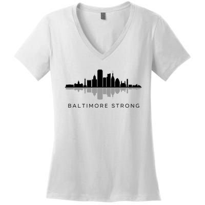 Baltimore Strong Women's V-Neck T-Shirt