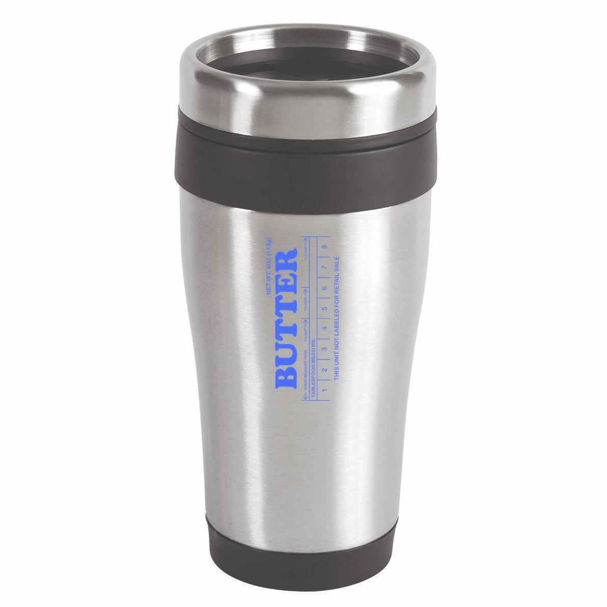 Butter Stick Blue Funny 16oz Travel Tumbler