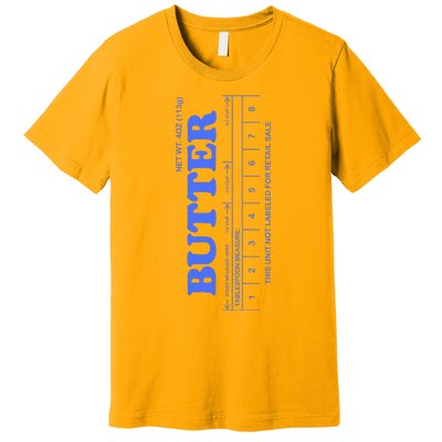 Butter Stick Blue Funny Premium T-Shirt