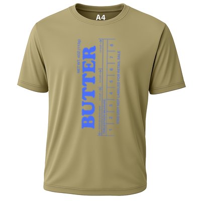 Butter Stick Blue Funny Performance Shirt