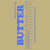 Butter Stick Blue Funny Cooling Performance Crew T-Shirt