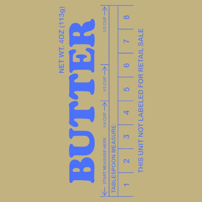 Butter Stick Blue Funny Cooling Performance Crew T-Shirt