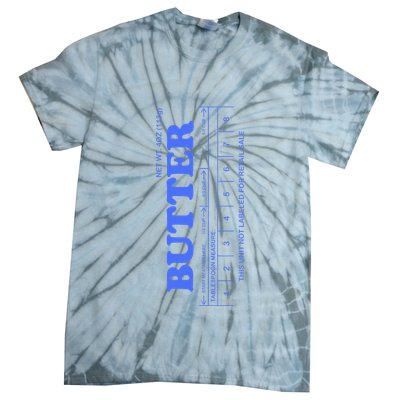 Butter Stick Blue Funny Tie-Dye T-Shirt