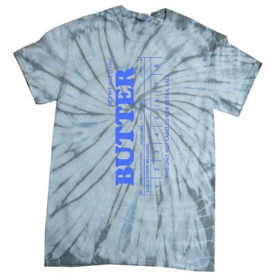 Butter Stick Blue Funny Tie-Dye T-Shirt