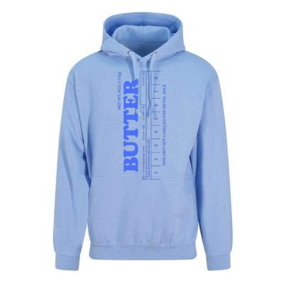 Butter Stick Blue Funny Unisex Surf Hoodie