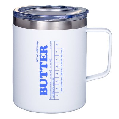 Butter Stick Blue Funny 12oz Stainless Steel Coffee Mug