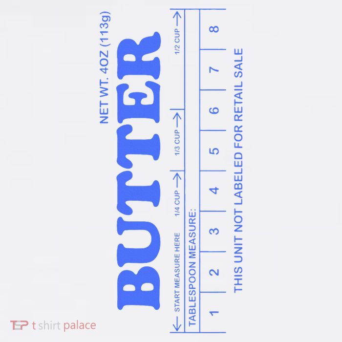 Butter Stick Blue Funny Baby Bodysuit