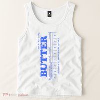 Butter Stick Blue Funny Tank Top