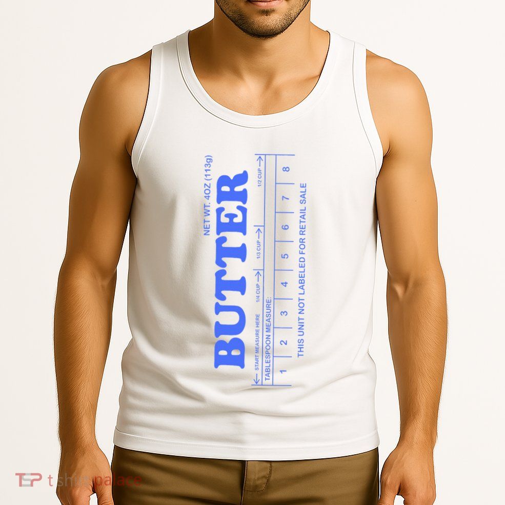 Butter Stick Blue Funny Tank Top