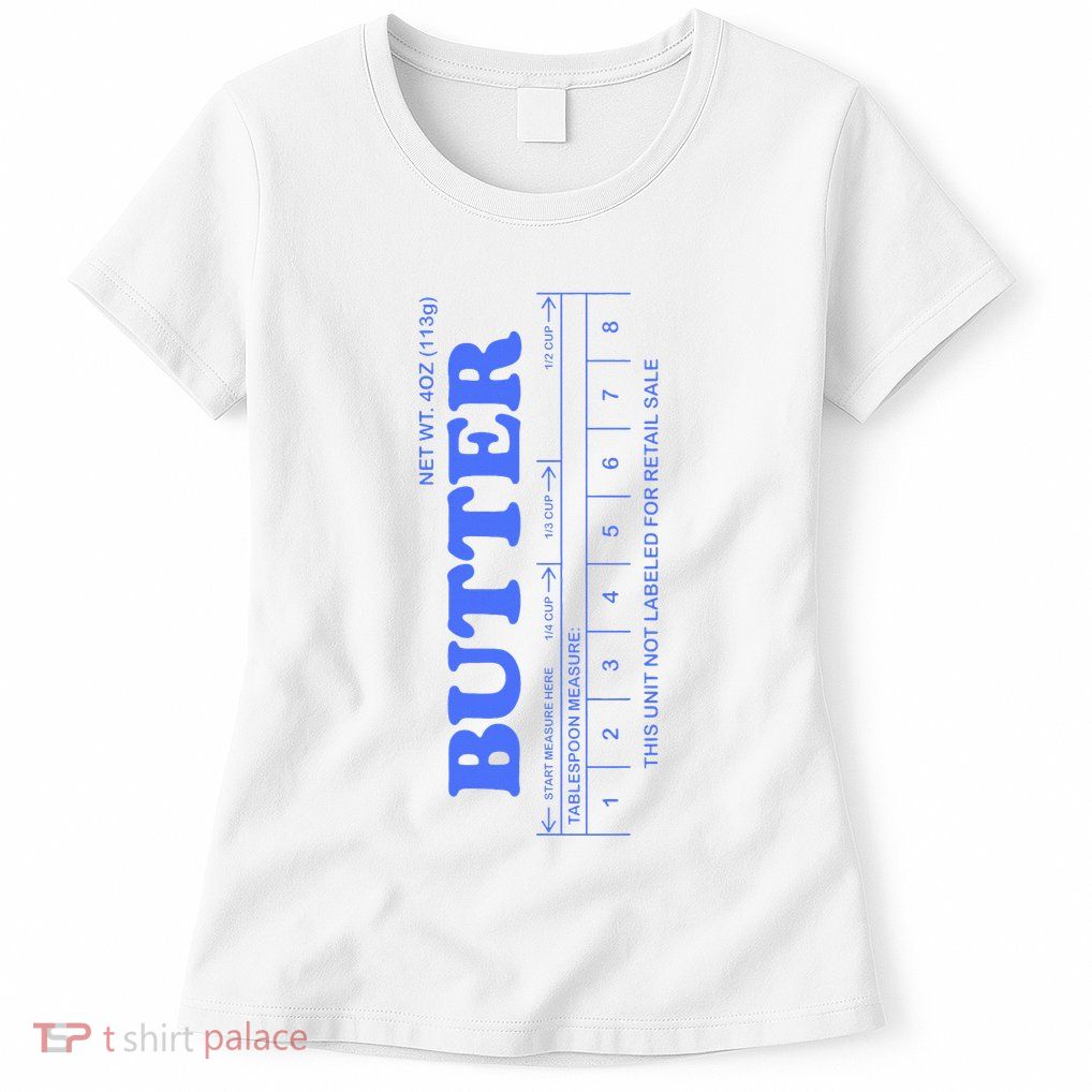 Butter Stick Blue Funny Womens T-Shirt