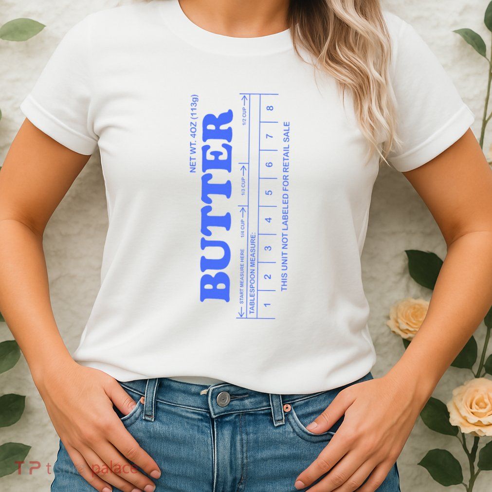 Butter Stick Blue Funny Womens T-Shirt