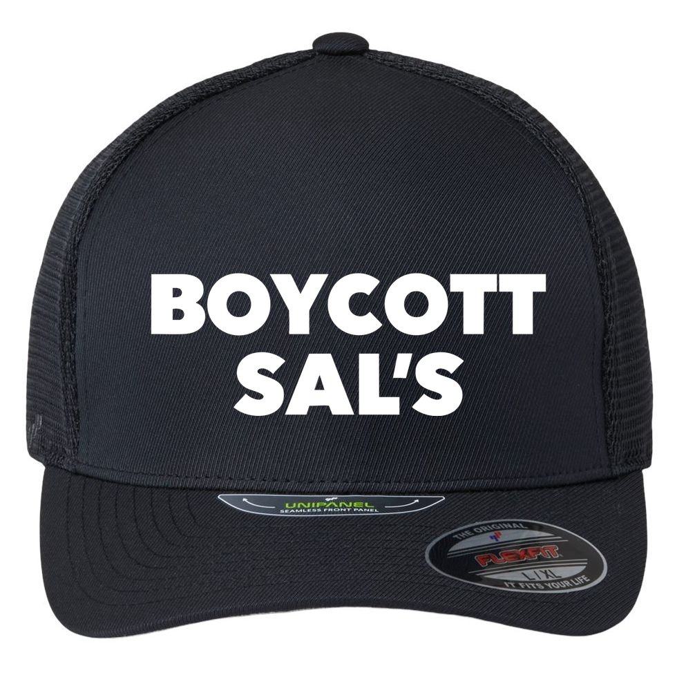 Boycott SalS Flexfit Unipanel Trucker Cap