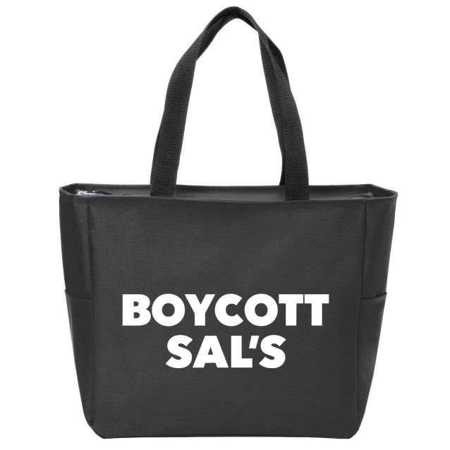 Boycott SalS Zip Tote Bag