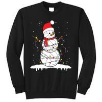 Baseball Snowman Balls Snow Christmas Xmas Sweatshirt