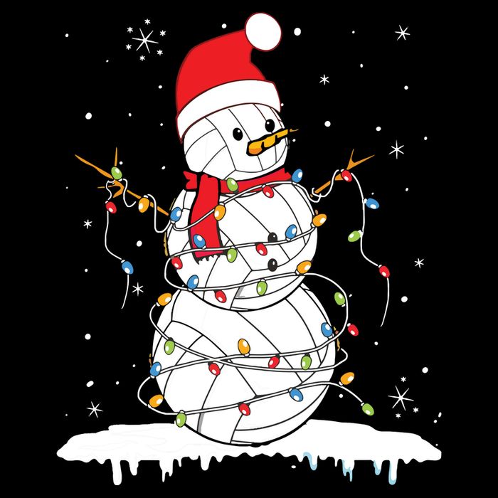 Baseball Snowman Balls Snow Christmas Xmas Poster