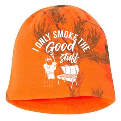 Barbecue Smoker Bbq Grill I Only Smoke The Good Stuff Gift Kati - Camo Knit Beanie