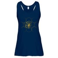 Beekeeper Shirts, Beekeeping Honeycomb Love For Bees Ladies Essential Flowy Tank