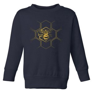 Beekeeper Shirts, Beekeeping Honeycomb Love For Bees Toddler Sweatshirt