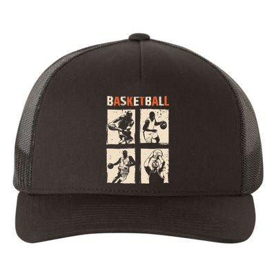 Basketball Sports Ball Player Dad Mom Gifts for mom Yupoong Adult 5-Panel Trucker Hat