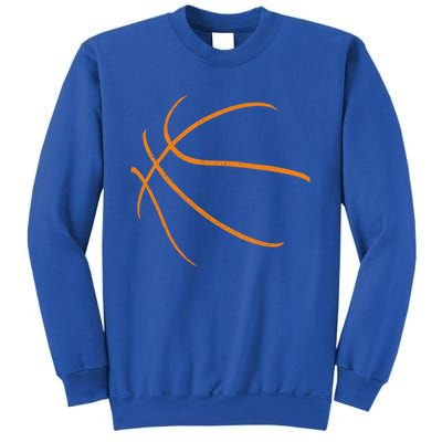 Basketball Silhouette Bball Player Coach Sports Baller Gift Cool Gift Sweatshirt