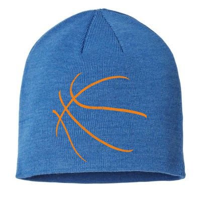 Basketball Silhouette Bball Player Coach Sports Baller Gift Cool Gift Sustainable Beanie