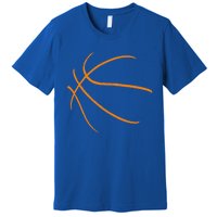 Basketball Silhouette Bball Player Coach Sports Baller Gift Cool Gift Premium T-Shirt