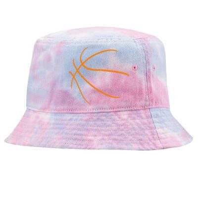 Basketball Silhouette Bball Player Coach Sports Baller Gift Cool Gift Tie-Dyed Bucket Hat