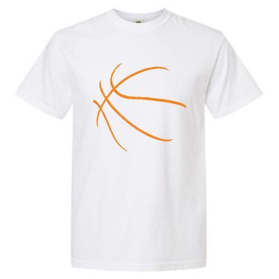 Basketball Silhouette Bball Player Coach Sports Baller Gift Cool Gift Garment-Dyed Heavyweight T-Shirt