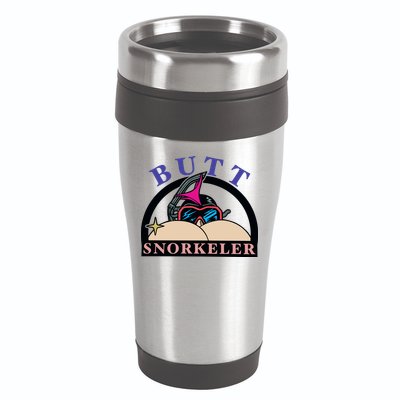 Butt Snorkeler 16oz Travel Tumbler