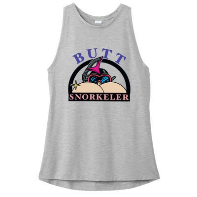 Butt Snorkeler Ladies PosiCharge Tri-Blend Wicking Tank