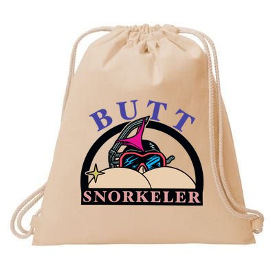 Butt Snorkeler Drawstring Bag