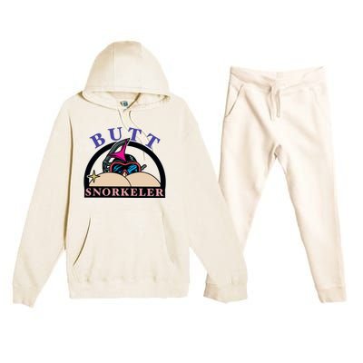 Butt Snorkeler Premium Hooded Sweatsuit Set