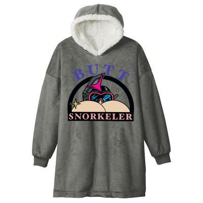Butt Snorkeler Hooded Wearable Blanket
