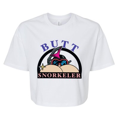 Butt Snorkeler Bella+Canvas Jersey Crop Tee