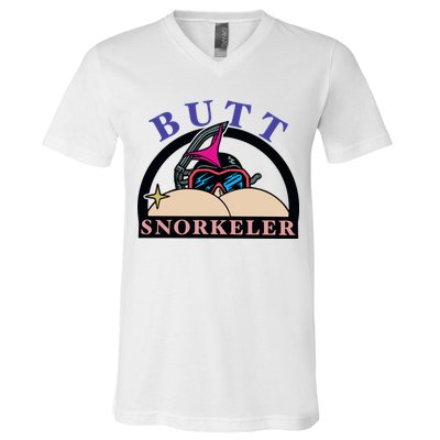 Butt Snorkeler V-Neck T-Shirt