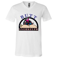 Butt Snorkeler V-Neck T-Shirt