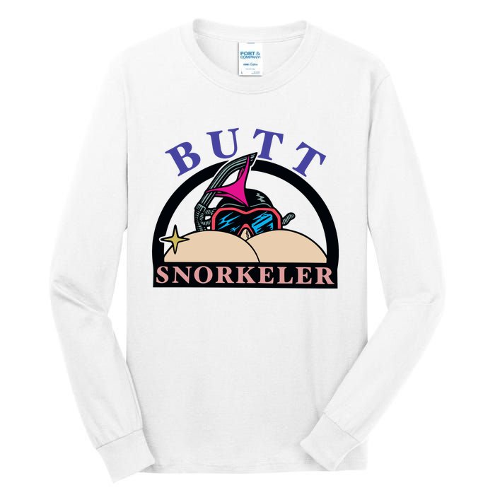 Butt Snorkeler Tall Long Sleeve T-Shirt